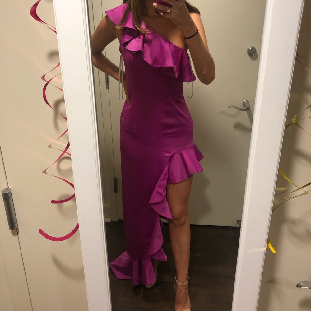 Lovers + Friends high-low gown